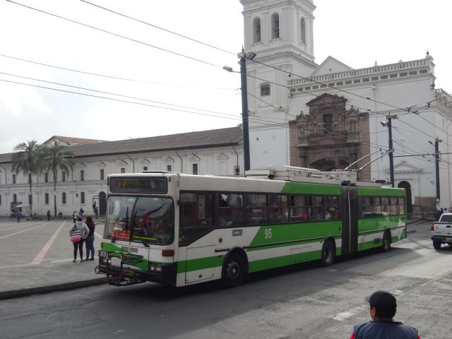 trolley bus Quito