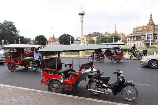 Tuk tuk à Phnom Penh
