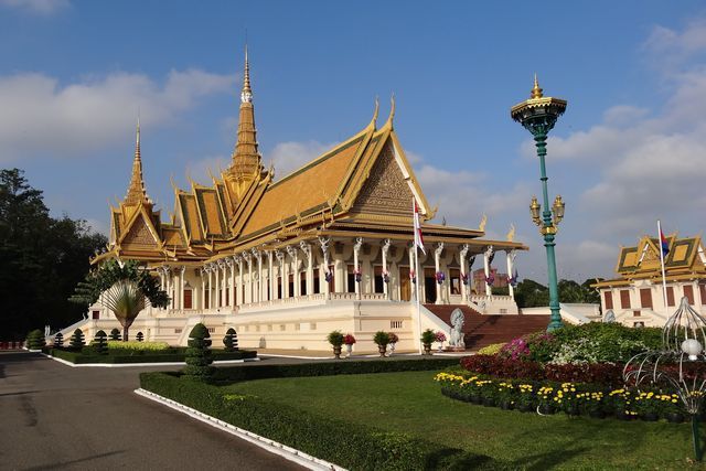 Palais royal à Phnom Penh