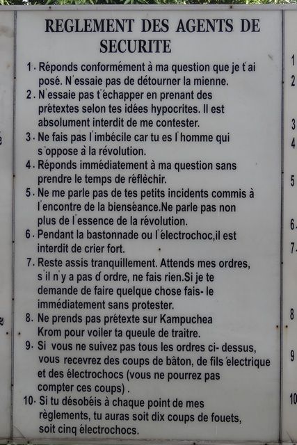 Réglement prison S21