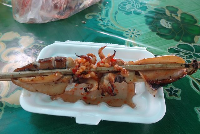 Encornets grillés