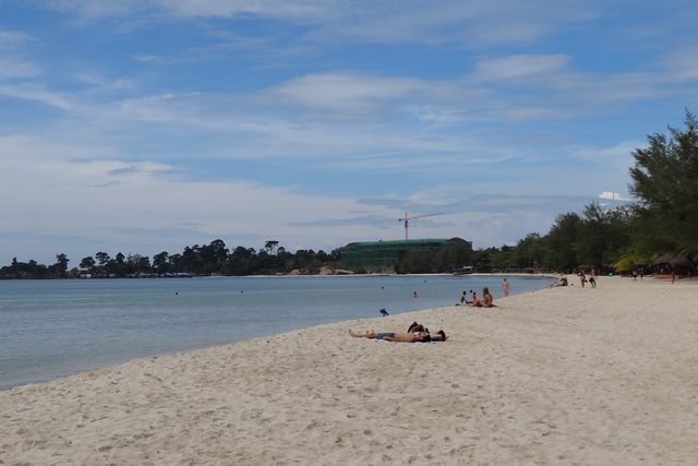 Une des plages de Sihanoukville 