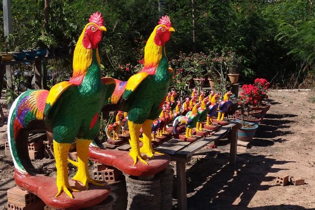 Statue de coq