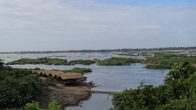 Le Mékong entre Kratie et Sambor