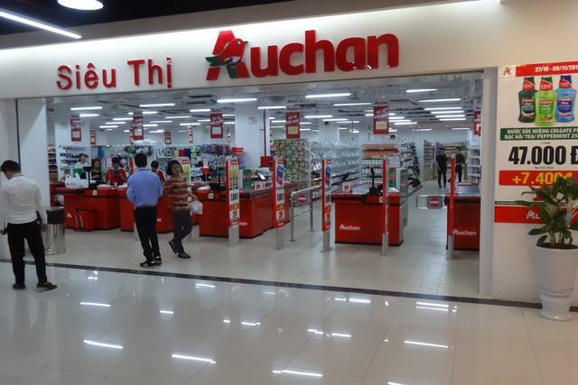 Magasin Auchan à Hanoï