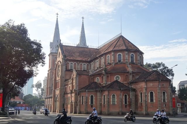 Cathédrale Notre Dame à Saïgon