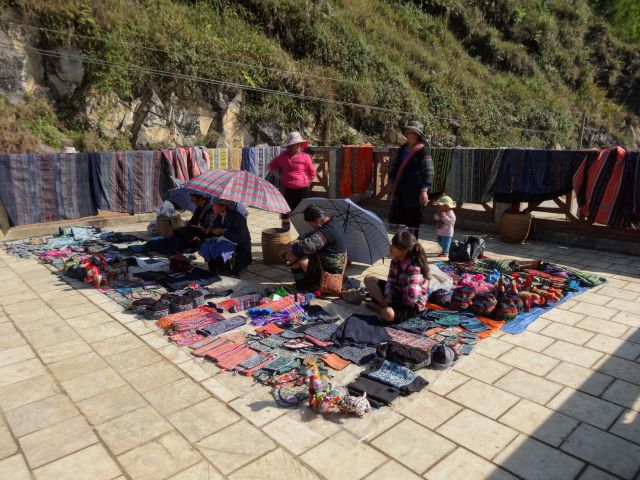 Vente souvenirs pour les touristes