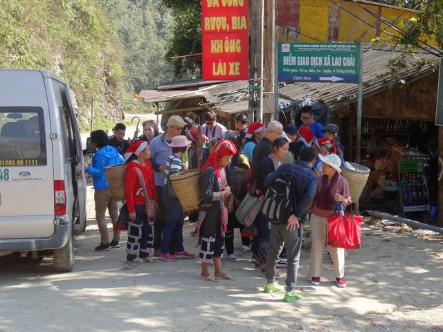 Vente souvenirs pour les touristes